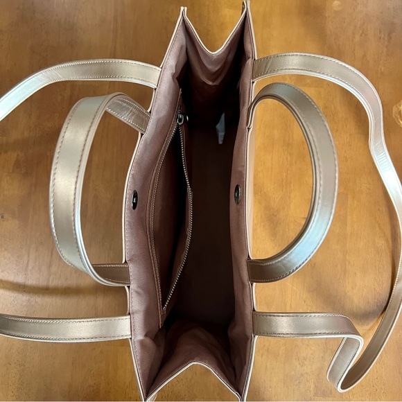 Telfar Rose Gold MED Shopping Bag - Picture 5 of 8